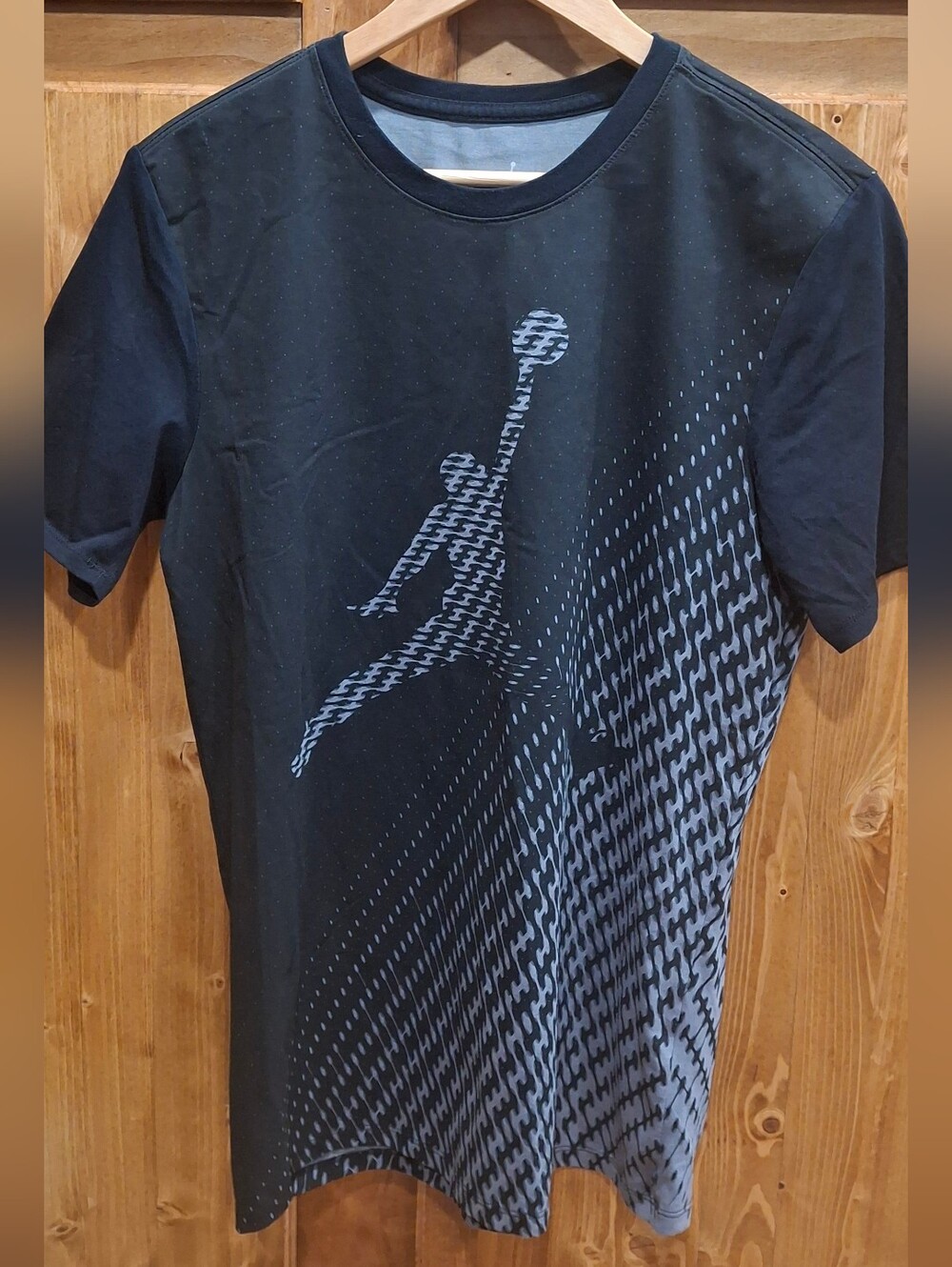 Men's Black Graphic Athletic T-Shirt Jordan Mens Size Medium